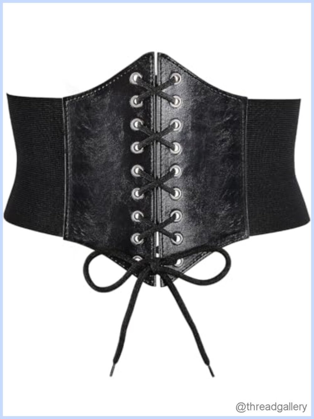 Womens Lace-Up Corset Waist Belt Victorian Costume Accessory